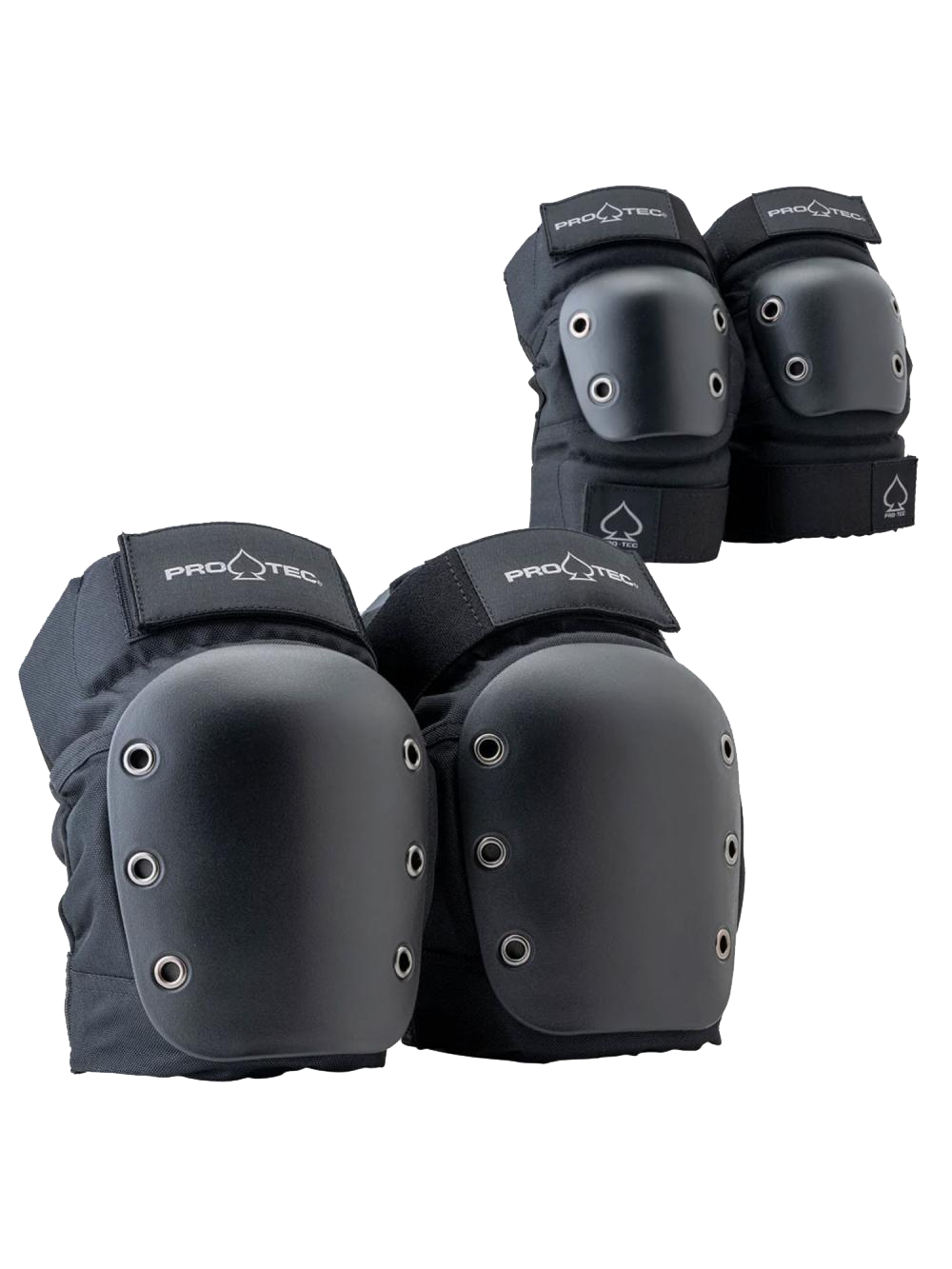 Protecccion skate Pro-Tec Pads Street Knee/Elbow Pad Set Open Black