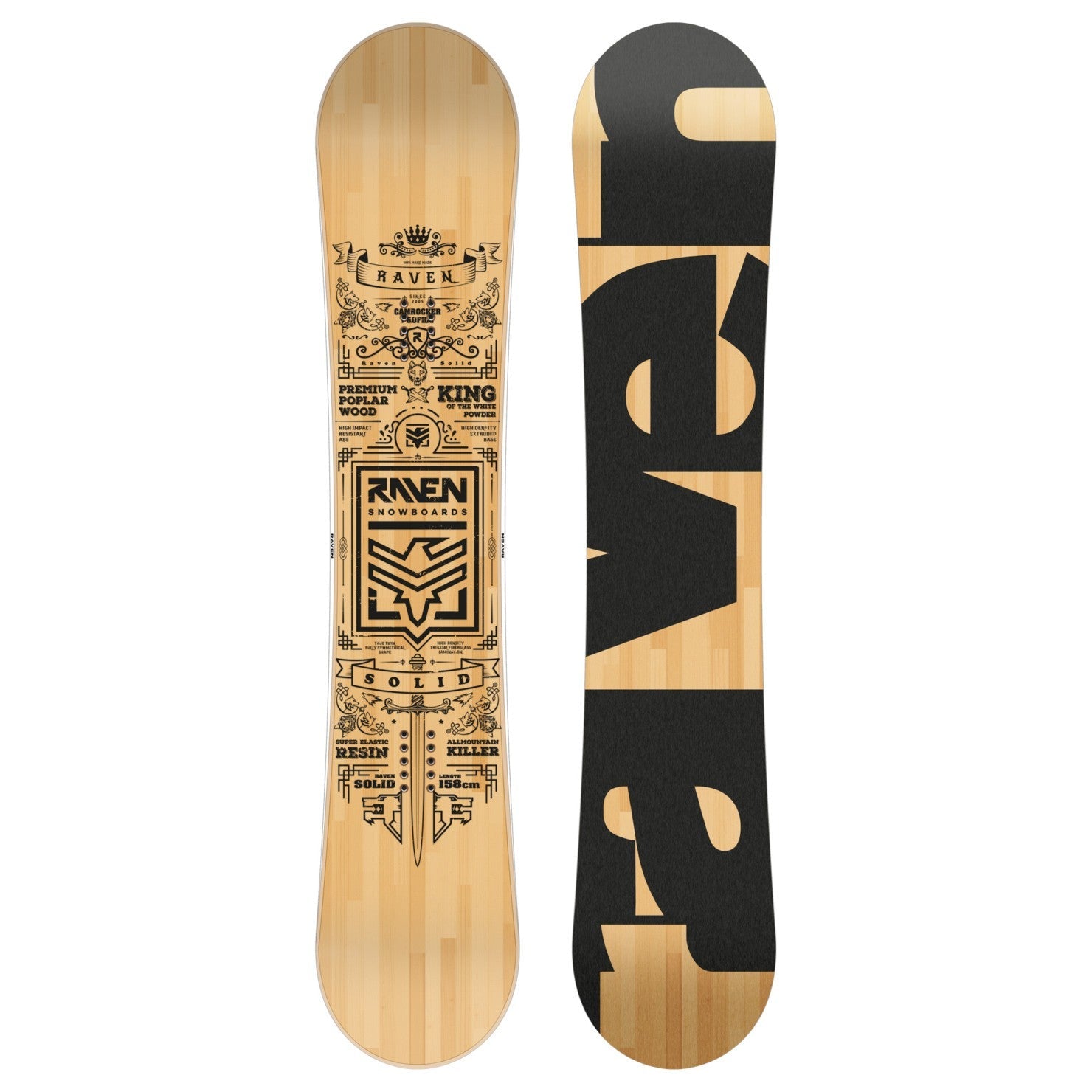 Raven snowboards Solid Classic 156 Wide | Snowboard Shop | Tablas de snowboard | surfdevils.com