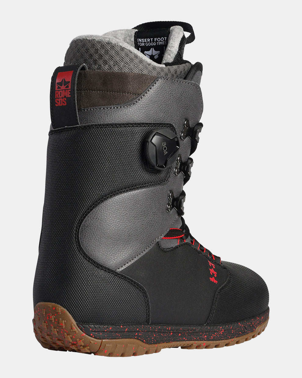 Rome | Rome Bodega Hybrid Boa Black/Red  | Botas, Men, Snowboard | 