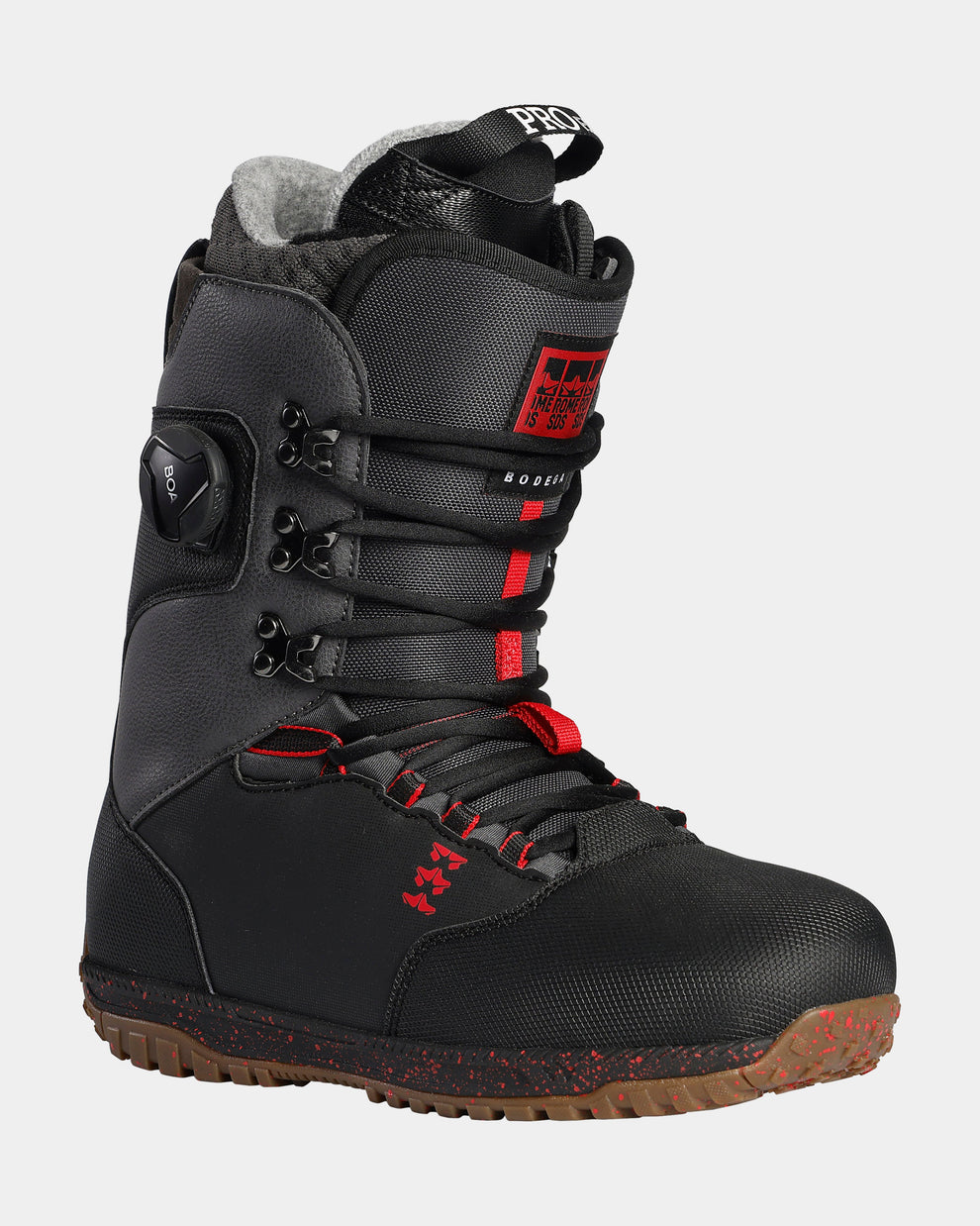Rome | Rome Bodega Hybrid Boa Black/Red  | Botas, Men, Snowboard | 