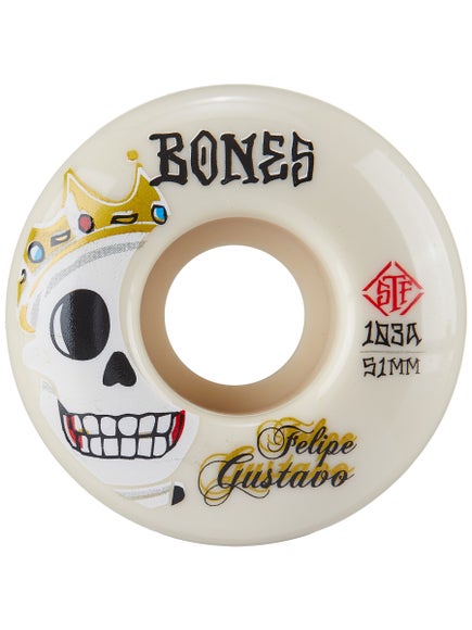 Bones | Ruedas Bones PRO STF GUSTAVO NOTORIOUS 53MM V1 STANDARD 103A  | Ruedas, Skate, Unisex | 