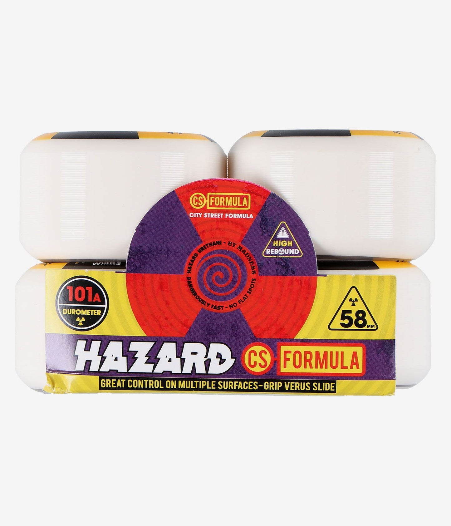 Hazard Wheels | Ruedas Hazard Wheels 58 mm 101A  | Ruedas, Skate, Unisex | 