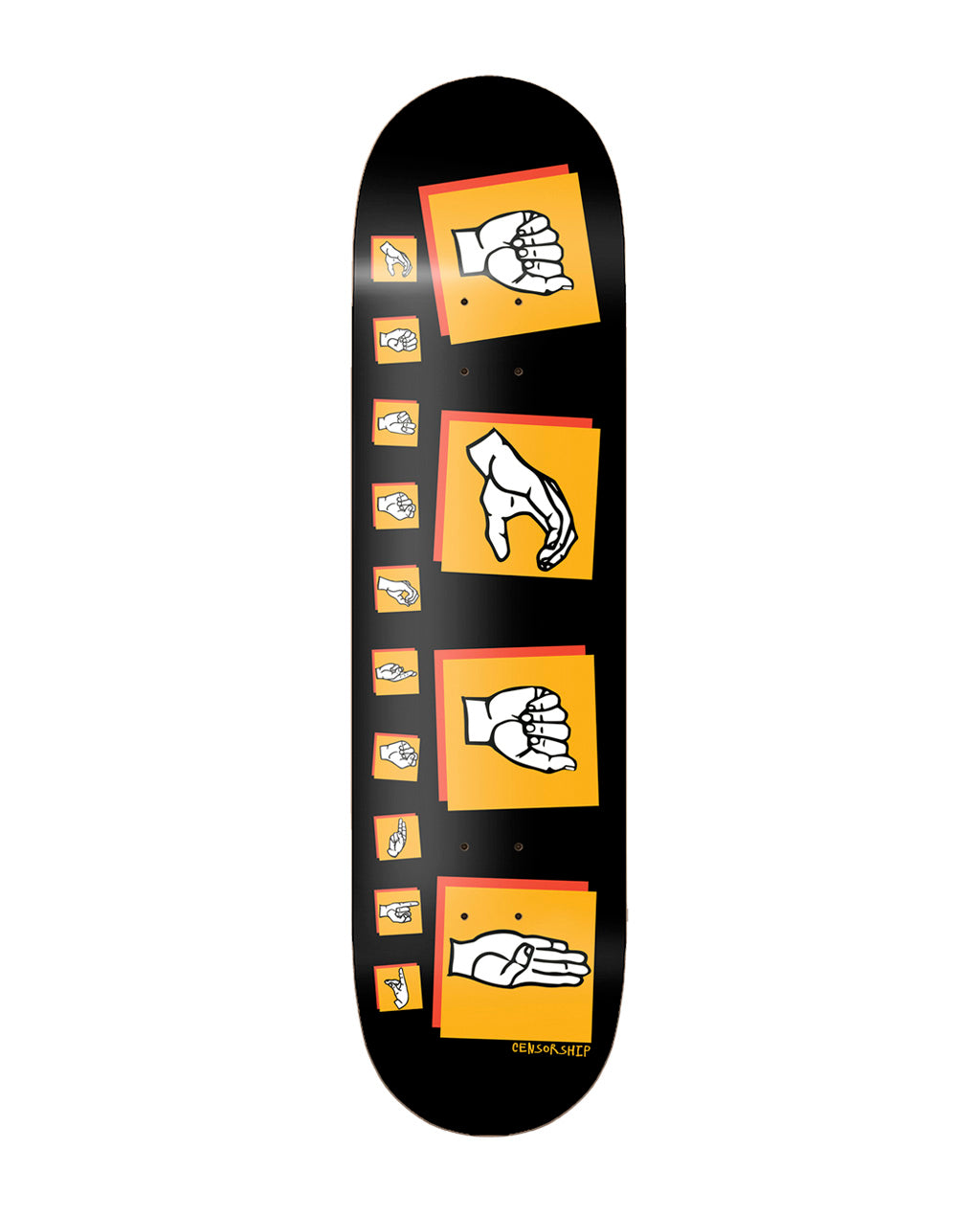 Censorship Sings 8" Skate Deck