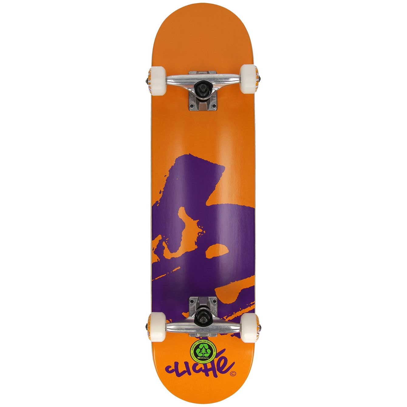 Skateboard Complet Cliché Europe Orange 7.875" | Nouveaux produits | Planches à roulettes Cliche | Produits les plus récents | Produits les plus vendus | surfdevils.com