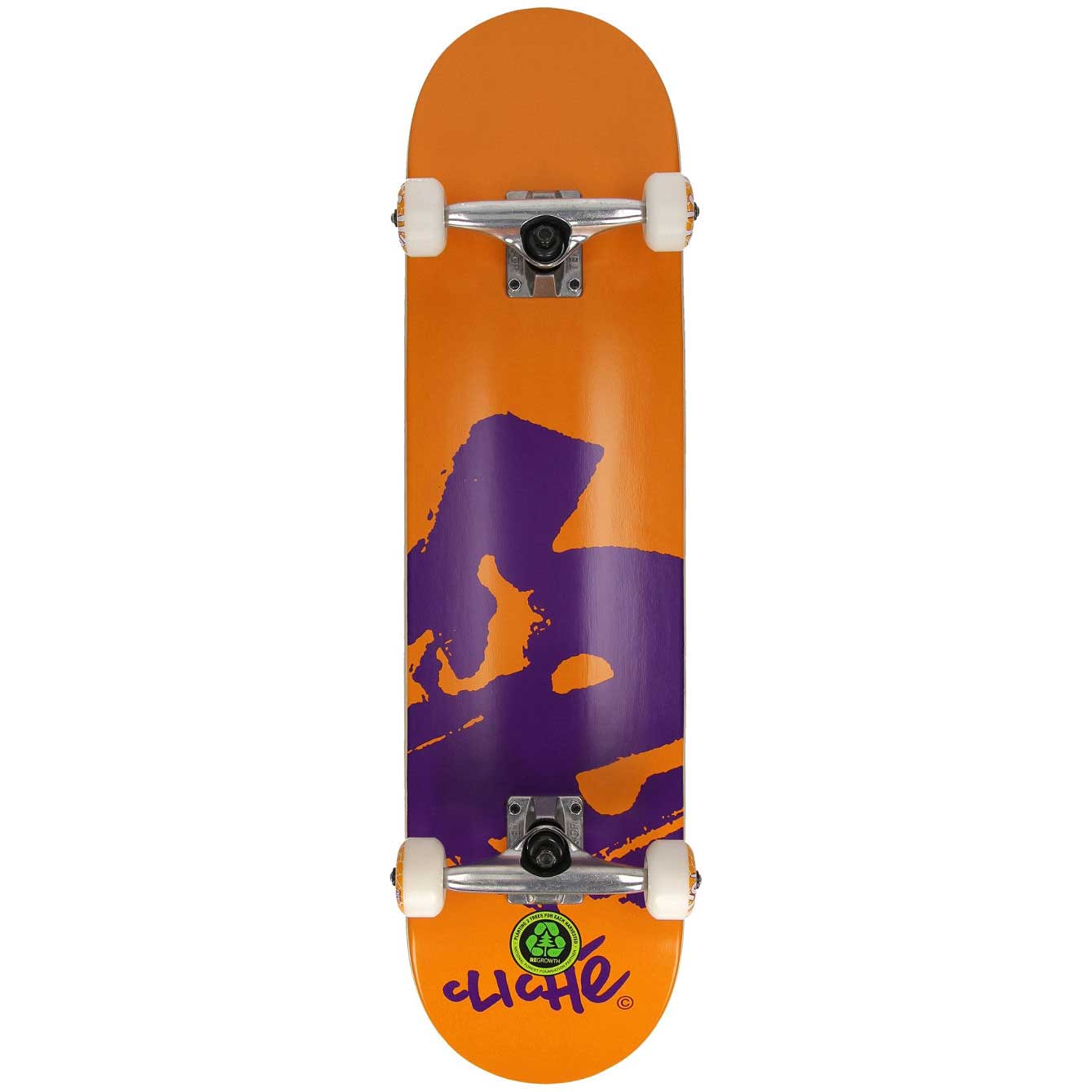 Cliche | Skate Completo Cliché Europe Orange 7.875"  | Skate, Skates completos, Unisex | 