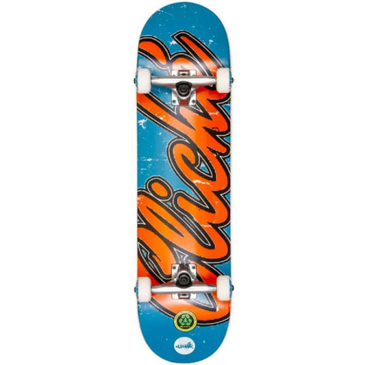 Cliche | Skate completo Cliche Skateboards Old Logo Blue/Orange 8"  | Skate, Skates completos, Unisex | 