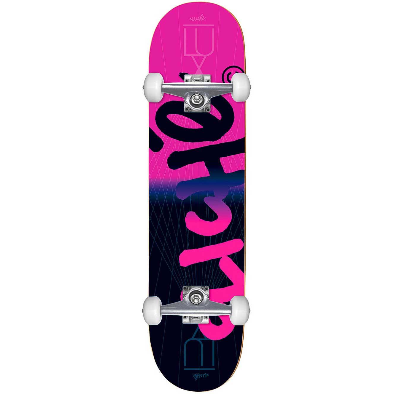 Cliche | Tabla Skate Completa Cliché Lux Handwritten FP Pink 8.125  | Skate, Skates completos, Unisex | 