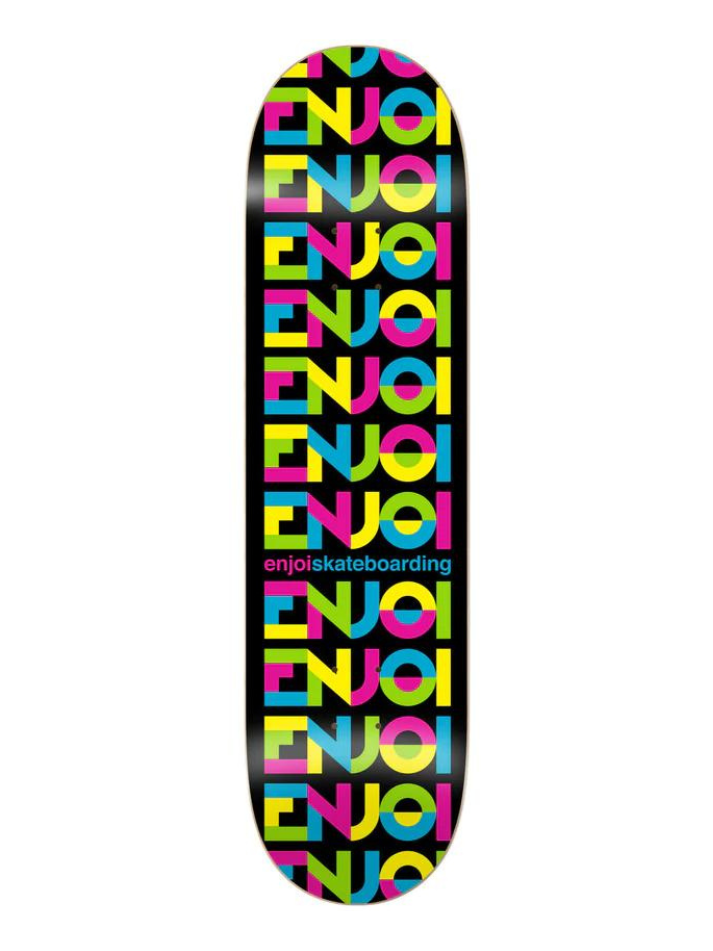 Skateboard Deck Enjoi All Caps Hyb Noir - 8.5"