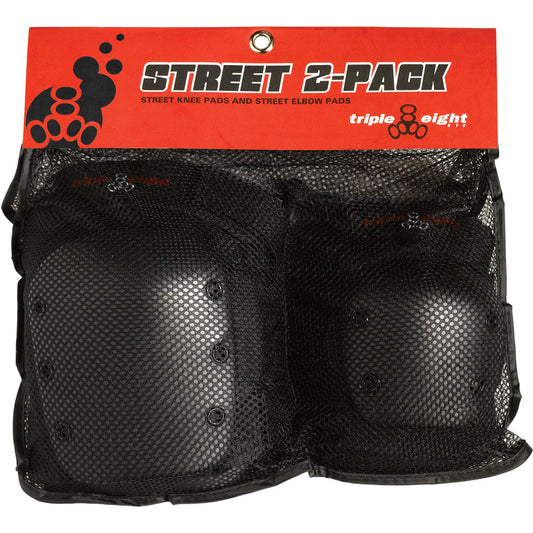 Best selling products | Triple 8 | Triple 8 Street 2-Pack Knee & Elbow Pads  | Protecciones, Skate, Unisex | 