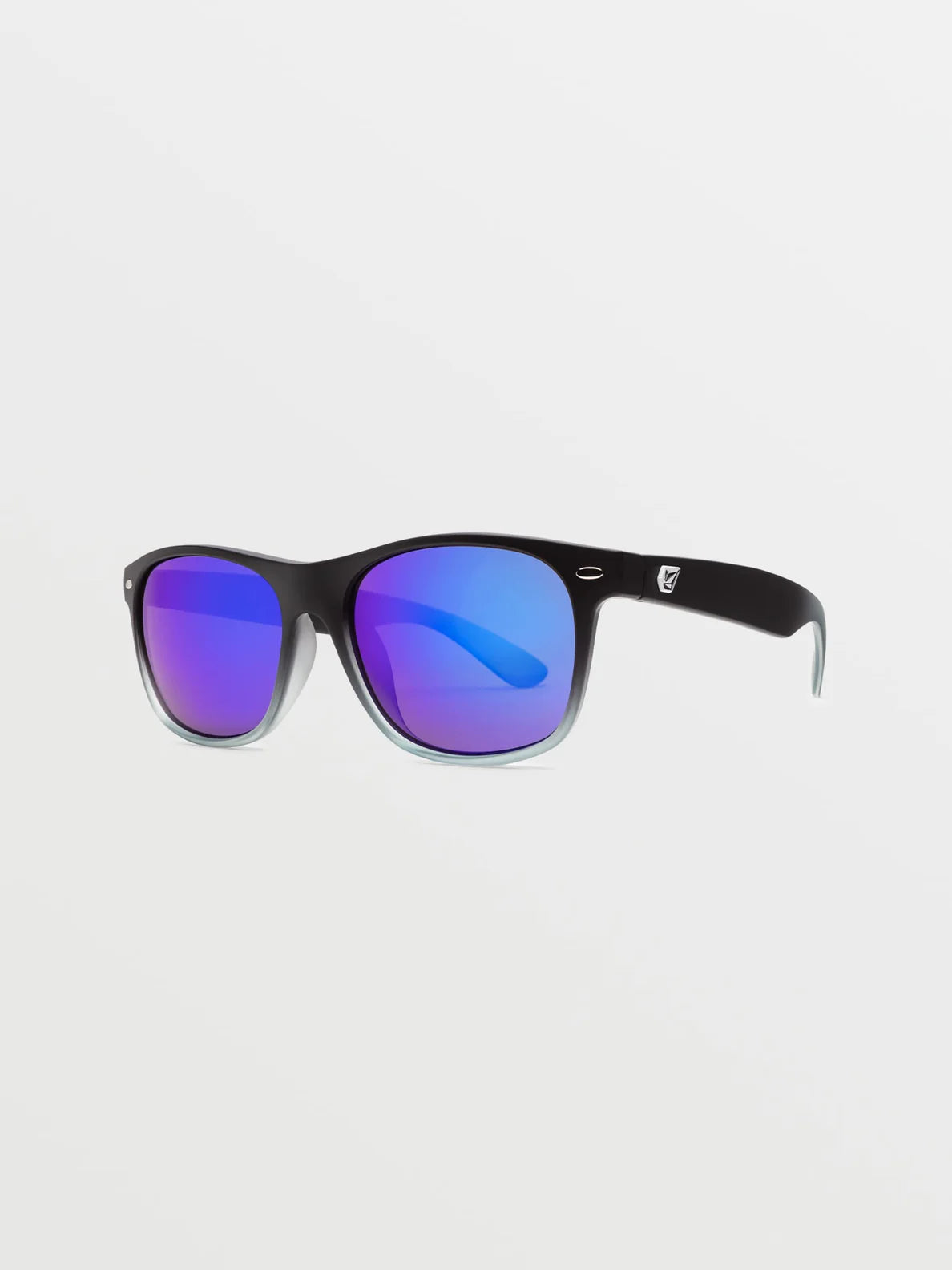 Volcom Fourty6 Matte Black Clear Fade/Gray Blue Mirror