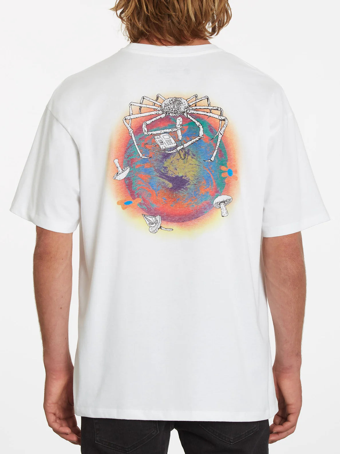 Camiseta Volcom Chrissie Abbott x French 2 White