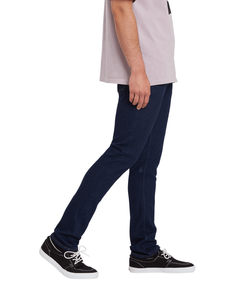 Volcom | Volcom 2 X Vorta Tapered Denim Distilled Rinse  | Men, Pantalones, Ropa, Tejanos, Unisex | 