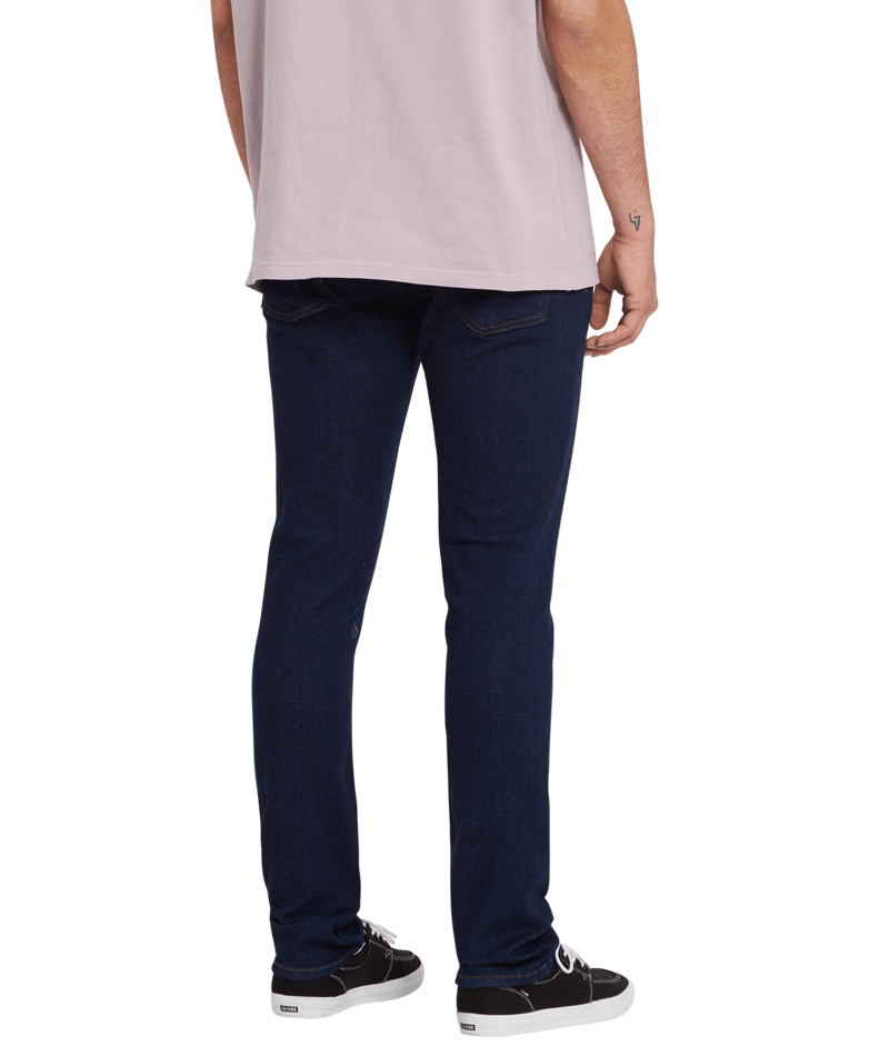 Volcom | Volcom 2 X Vorta Tapered Denim Distilled Rinse  | Men, Pantalones, Ropa, Tejanos, Unisex | 