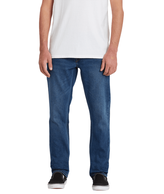 Produtos mais vendidos | Volcom | Volcom 2 X Vorta Tapered Denim Easy Blue  | Men, Pantalones, Ropa, Tejanos, Unisex, Volcom Stone Made | 