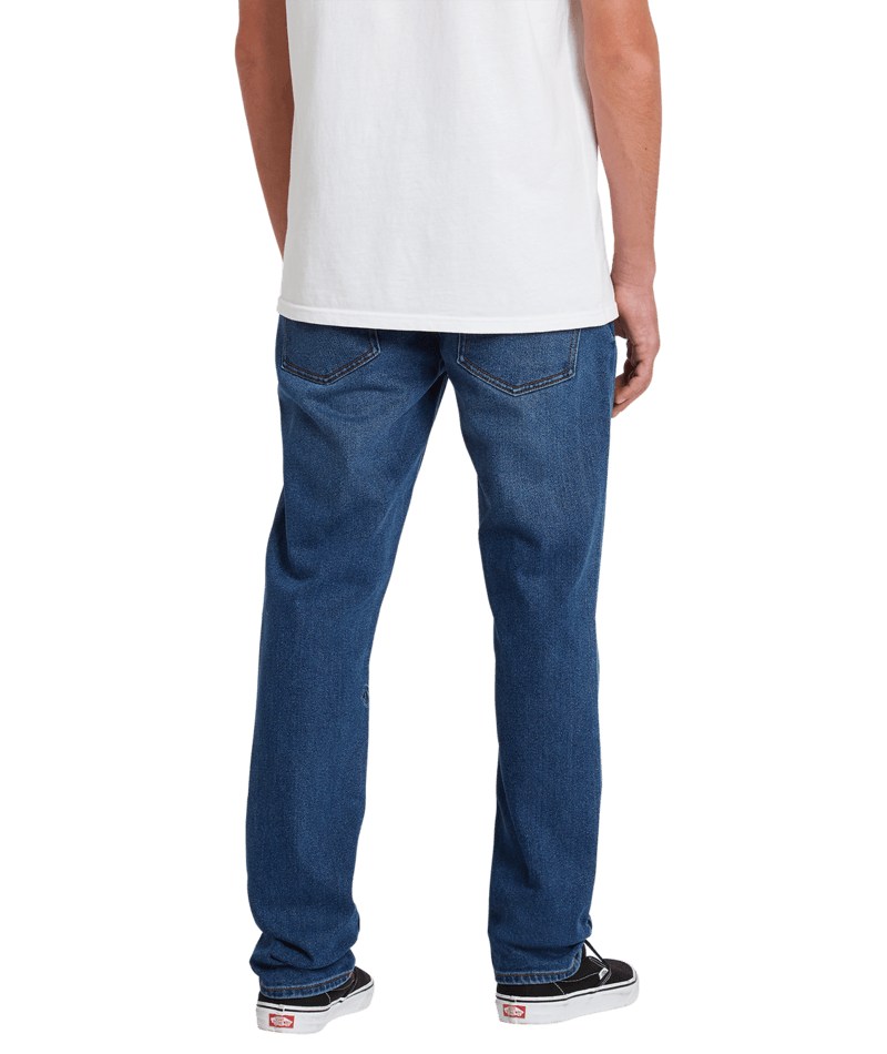 Volcom | Volcom 2 X Vorta Tapered Denim Easy Blue  | Men, Pantalones, Ropa, Tejanos, Unisex, Volcom Stone Made | 