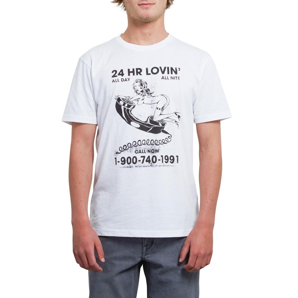 Volcom | Volcom 24 Hour Lovin Hth Ss White  | Camisetas, Camisetas manga corta, Men, Ropa | 
