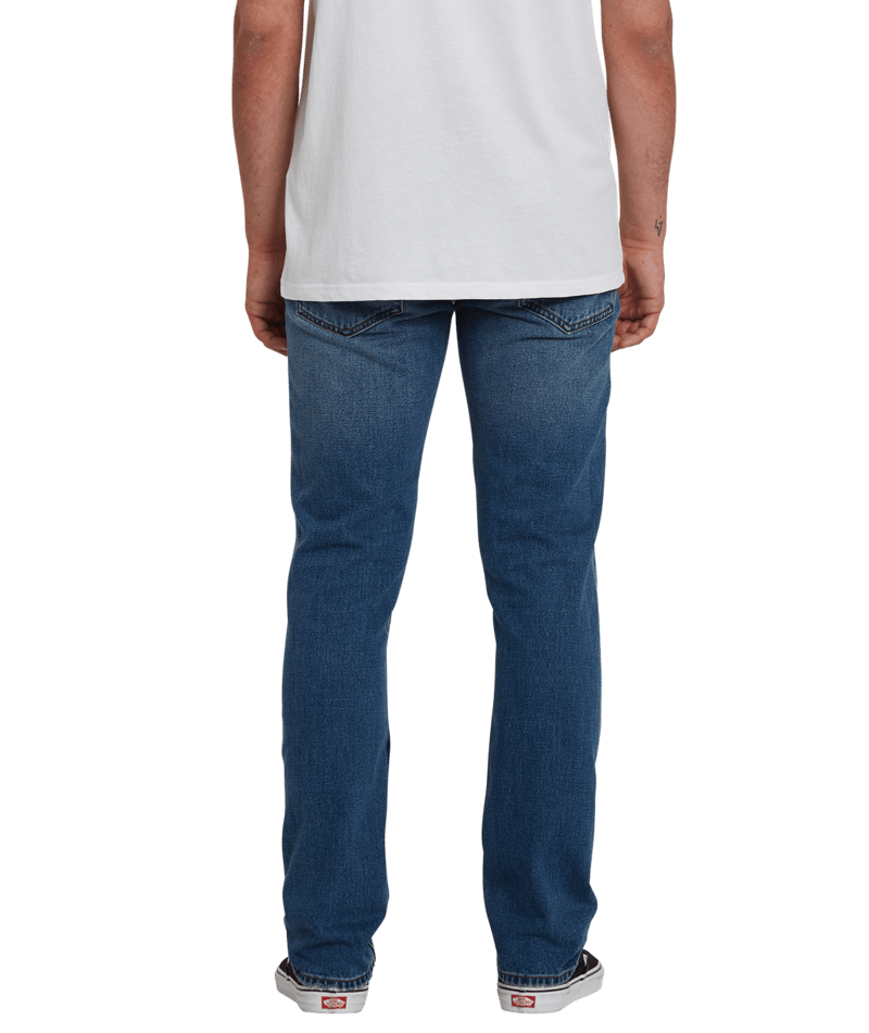 Volcom | Volcom 2x4 Denim Middle Broken Blue  | Men, Pantalones, Ropa, Tejanos | 