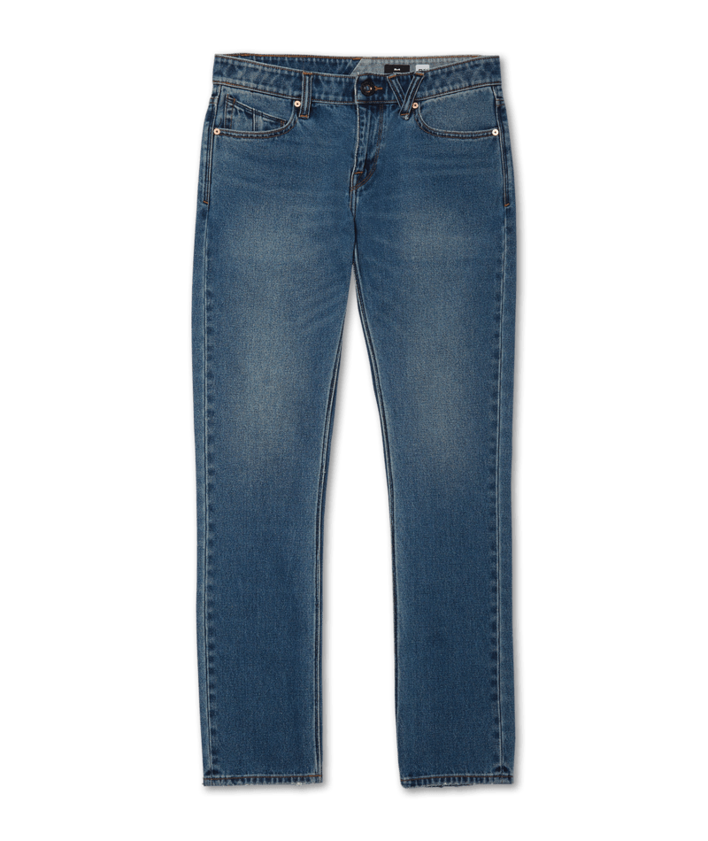 Volcom | Volcom 2x4 Denim Middle Broken Blue  | Men, Pantalones, Ropa, Tejanos | 