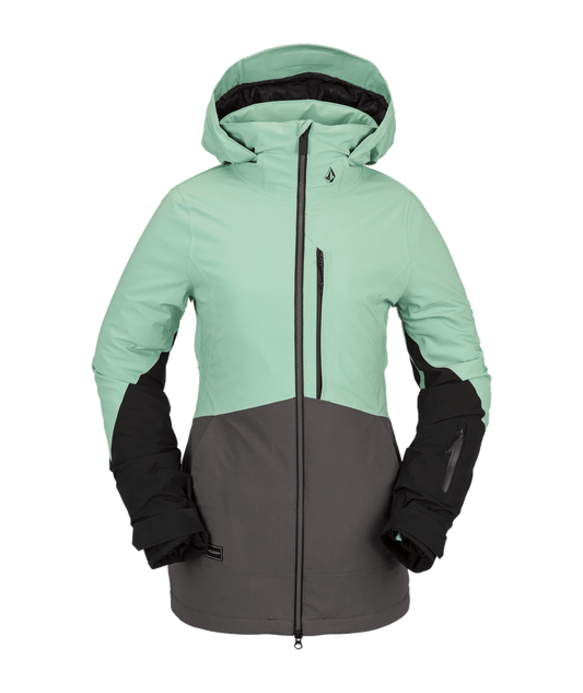 Produtos mais vendidos | Volcom | Volcom 3d Stretch Gore Jacket Green  | Chaquetas Nieve Mujer, Gore-tex, Insulated Technical, Pass Pocket, Primaloft, Recco, Snowboard, Unisex, Women, Ykk Aquaguard, Zip-tech | 