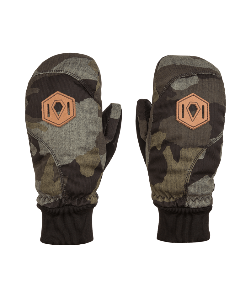 Volcom | Volcom Bistro Mitt Service Green Camo  | Guantes, SNOW, Snowboard, Unisex | 