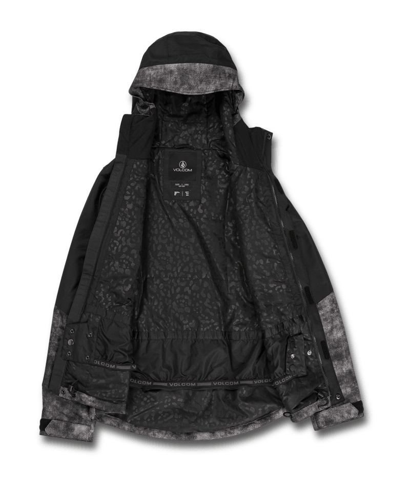 Volcom Bolt Ins Jacket Acid Black | surfdevils.com