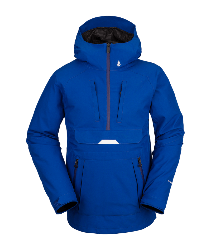Volcom | Volcom Brighton Pullover Bright Blue  | Chaquetas Nieve Hombre, Men, Shell Technical, Snowboard, Unisex, Zip-tech | 