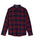 Volcom | Volcom Caden L/s Crimson  | Boys, Camisas, Camisas manga larga, Ropa | 