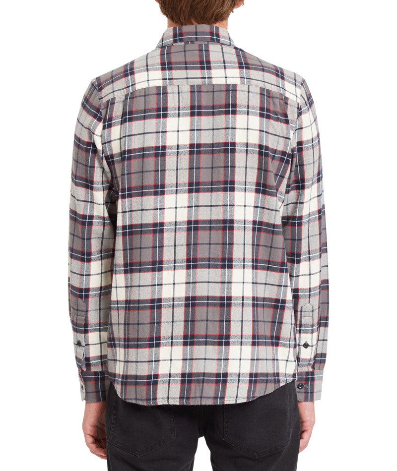 Volcom | Volcom Caden Plaid Ls Bleached Sand  | Camisas, Camisas manga larga, Men, Ropa, Unisex | 