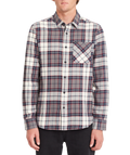Volcom | Volcom Caden Plaid Ls Bleached Sand  | Camisas, Camisas manga larga, Men, Ropa, Unisex | 
