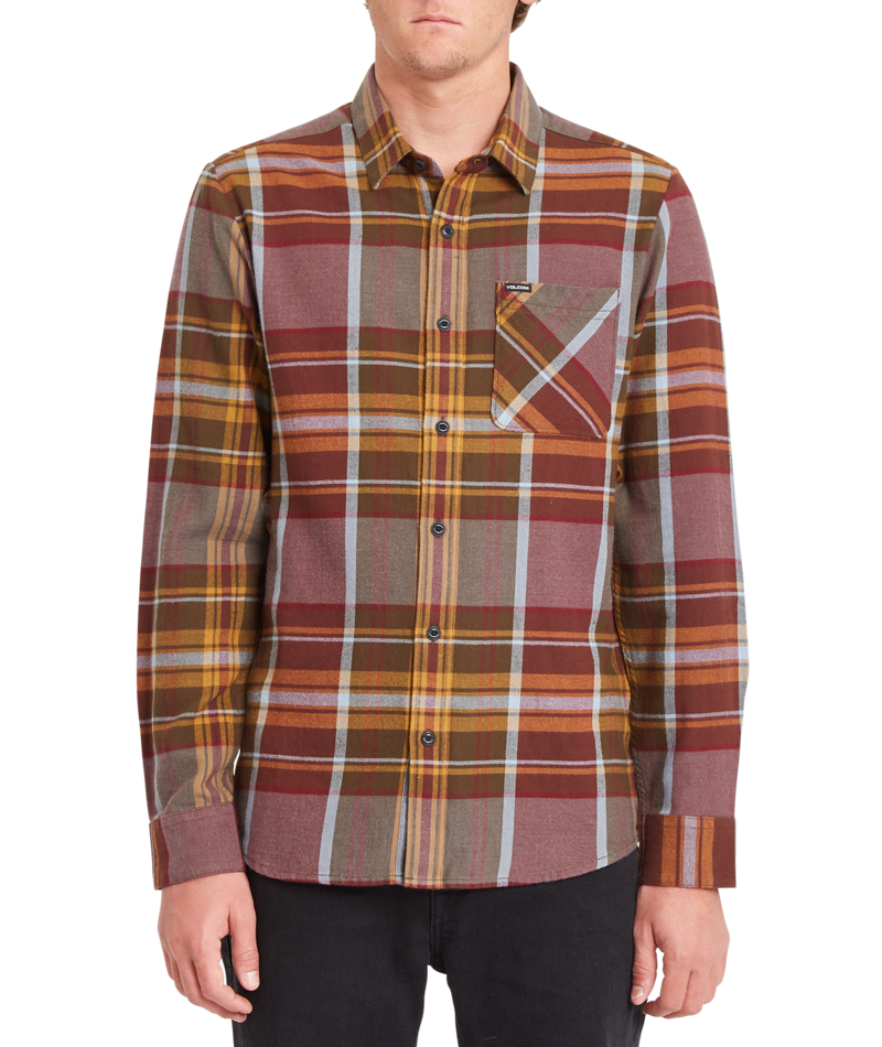 Volcom | Volcom Caden Plaid Ls Port  | Camisas, Camisas manga larga, Men, Ropa, Unisex | 