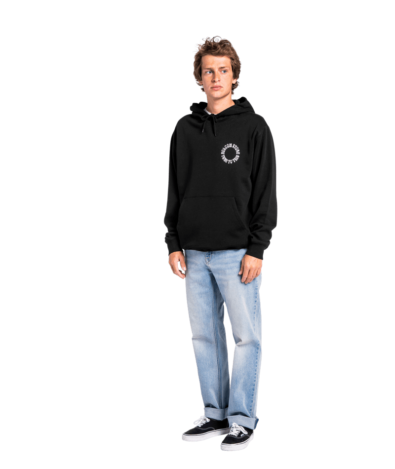 Volcom | Volcom Catch 91 Po New Black  | Men, Ropa, Sudaderas, Sudaderas con capucha, Unisex | 