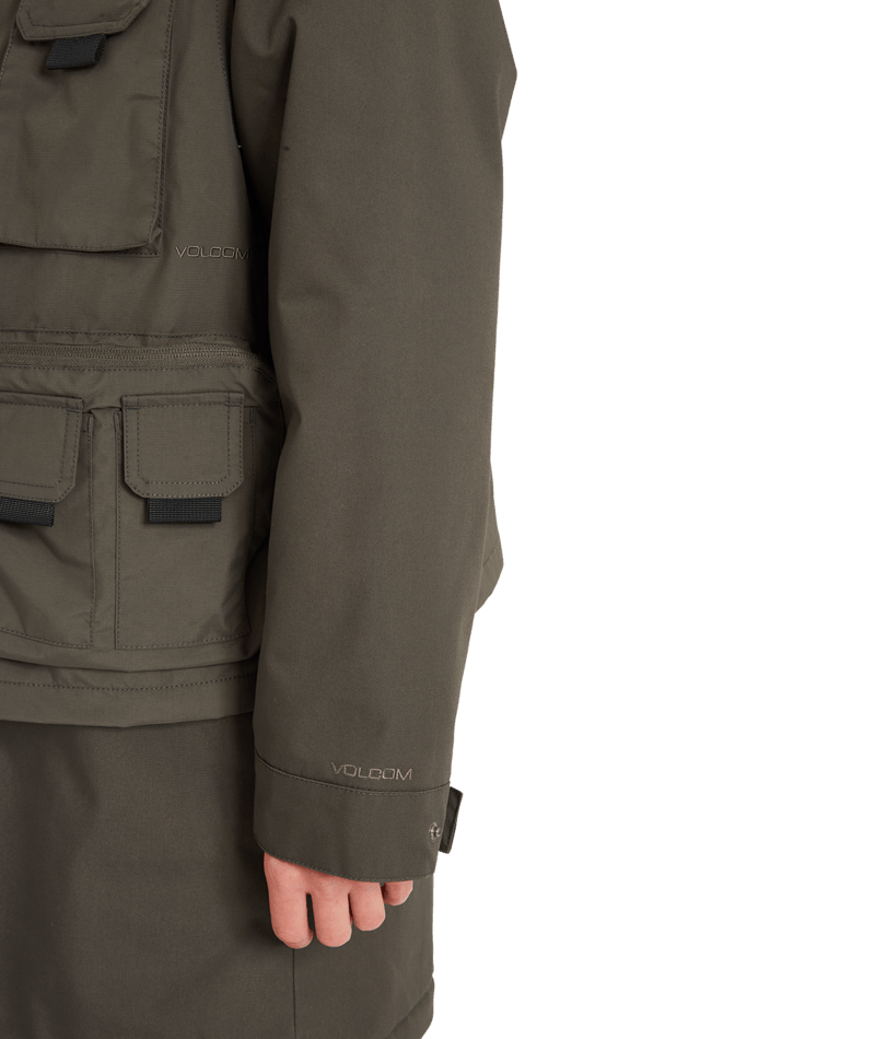 Volcom | Volcom Cimandy 5k 3in1 Parka Army Green Combo  | Chaquetas Calle, Chaquetas Heavy, Ropa, Unisex, Women | 