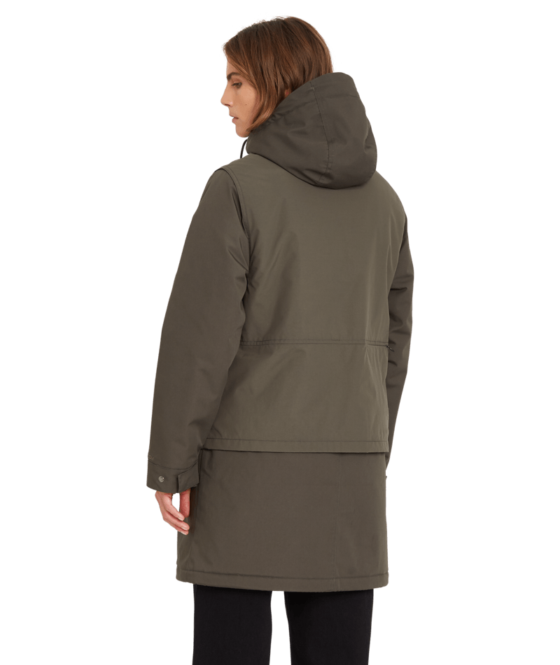 Volcom | Volcom Cimandy 5k 3in1 Parka Army Green Combo  | Chaquetas Calle, Chaquetas Heavy, Ropa, Unisex, Women | 