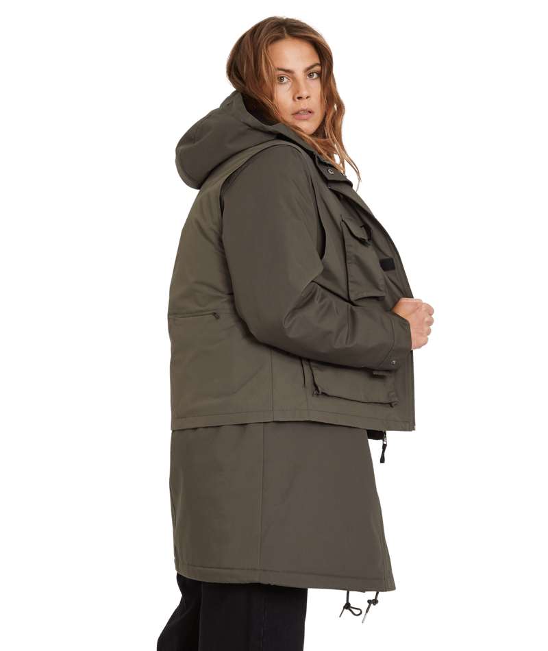 Volcom Cimandy 5k 3in1 Parka Army Green Combo | Nouveaux produits | Produits les plus récents | Produits les plus vendus | surfdevils.com