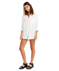 Volcom | Volcom Coco Ho Tunic Star White  | Camisas, Camisas manga larga, Ropa, Women | 