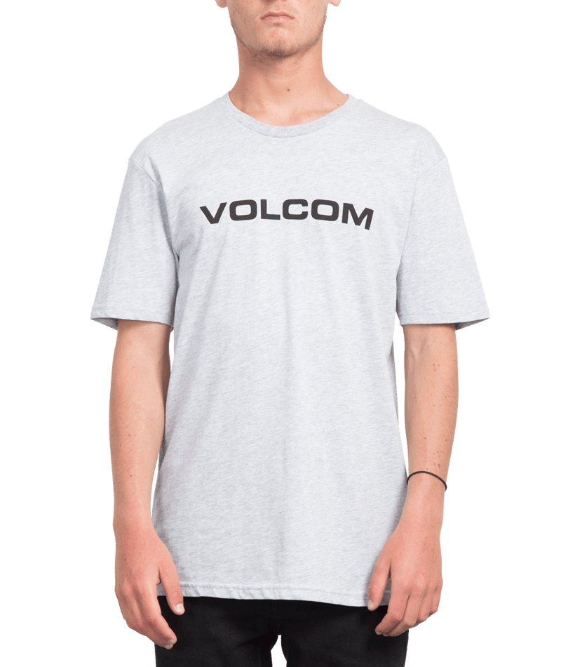 Volcom | Volcom Crisp Euro Bsc Ss Heather Grey  | Camisetas, Camisetas manga corta, Men, Ropa, Unisex | 