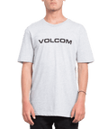 Volcom | Volcom Crisp Euro Bsc Ss Heather Grey  | Camisetas, Camisetas manga corta, Men, Ropa, Unisex | 