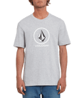 Volcom | Volcom Crisp Stone Bsc Ss Heather Grey  | Camisetas, Camisetas manga corta, Men, Ropa, Unisex | 