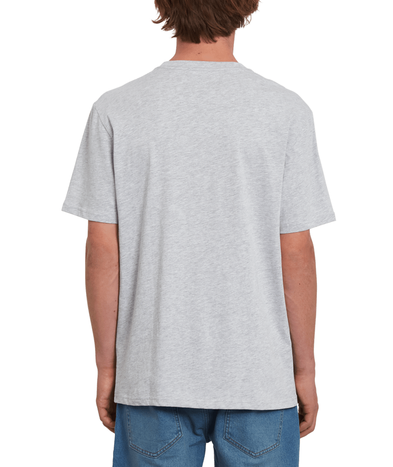 Volcom | Volcom Crisp Stone Bsc Ss Heather Grey  | Camisetas, Camisetas manga corta, Men, Ropa, Unisex | 