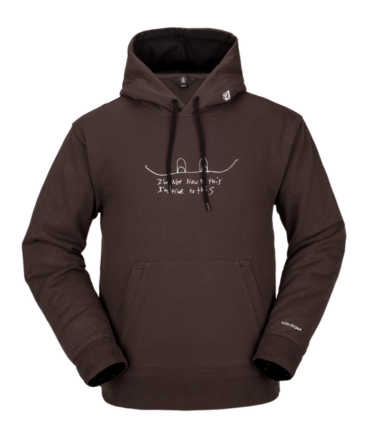 Produtos mais vendidos | Volcom | Volcom D.i. Fleece Brown  | Men, Ropa, Snowboard, Sudaderas, Sudaderas con capucha, Sudaderas Snowboard, Unisex | 