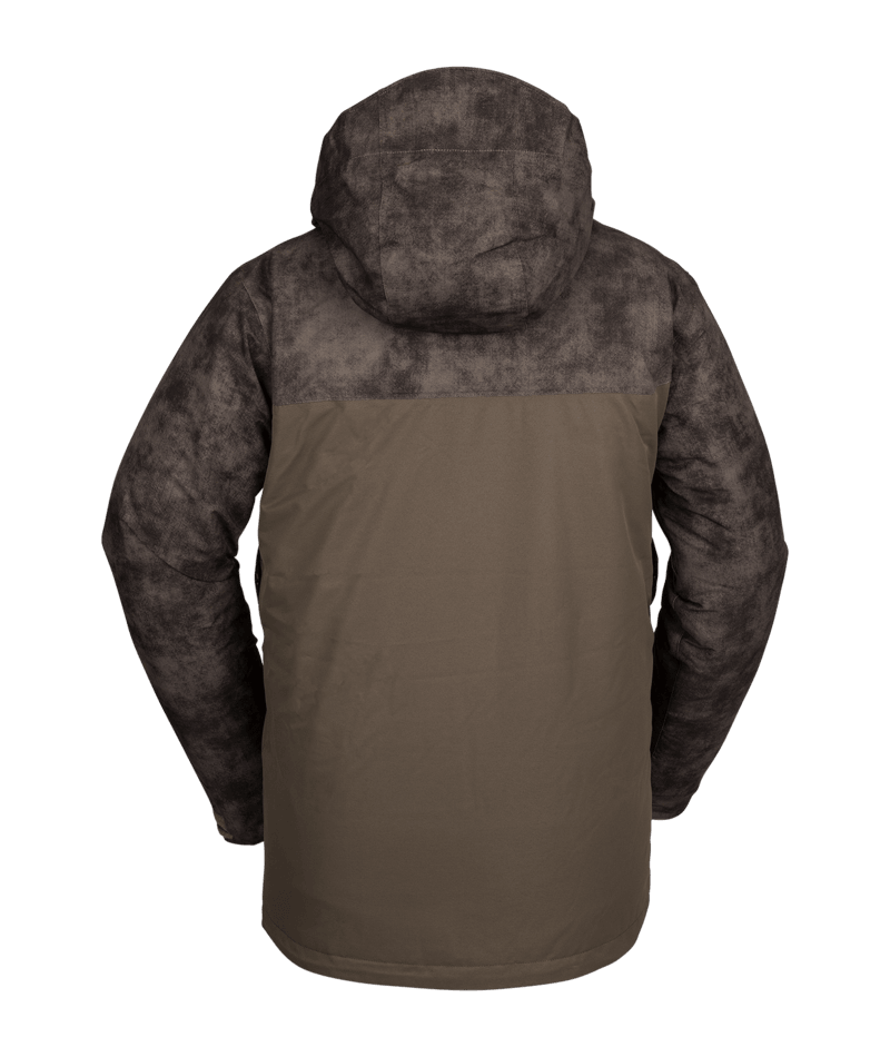 Volcom | Volcom Deadly Stones Ins Jacket Dark Teak  | Chaquetas Nieve Hombre, Insulated Technical, Men, Pass Pocket, Snowboard, Zip-tech | 