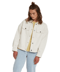 Volcom | Volcom Deelyght Denim Jacket Cloud  | Chaquetas, Chaquetas Calle, Chaquetas Light, Ropa, Women | 