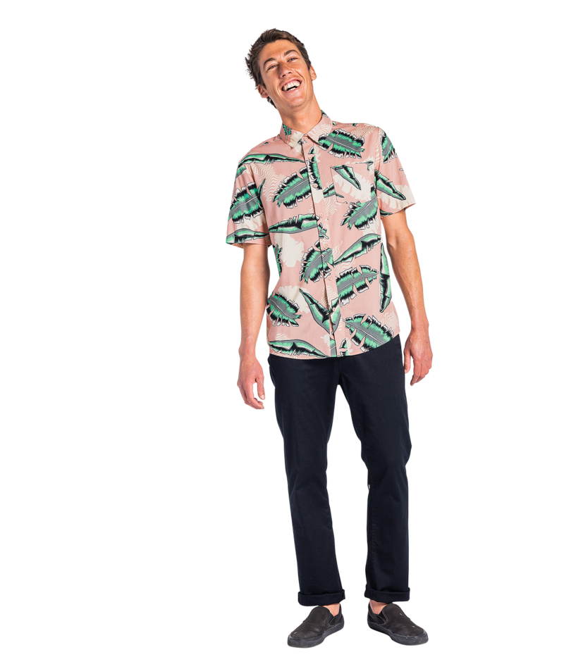 Volcom | Volcom Detoonator Ss Misty Rose  | Camisas, Camisas manga corta, Men, Ropa | 