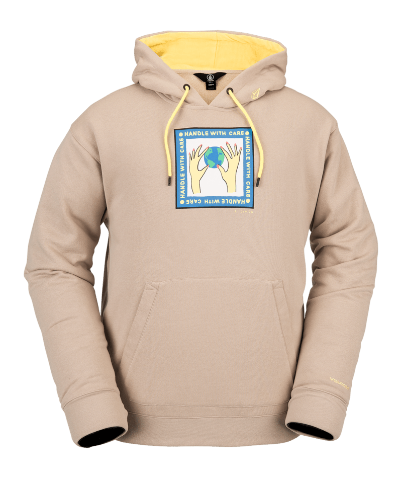 Volcom Di Pullover Fleece Khaki | surfdevils.com