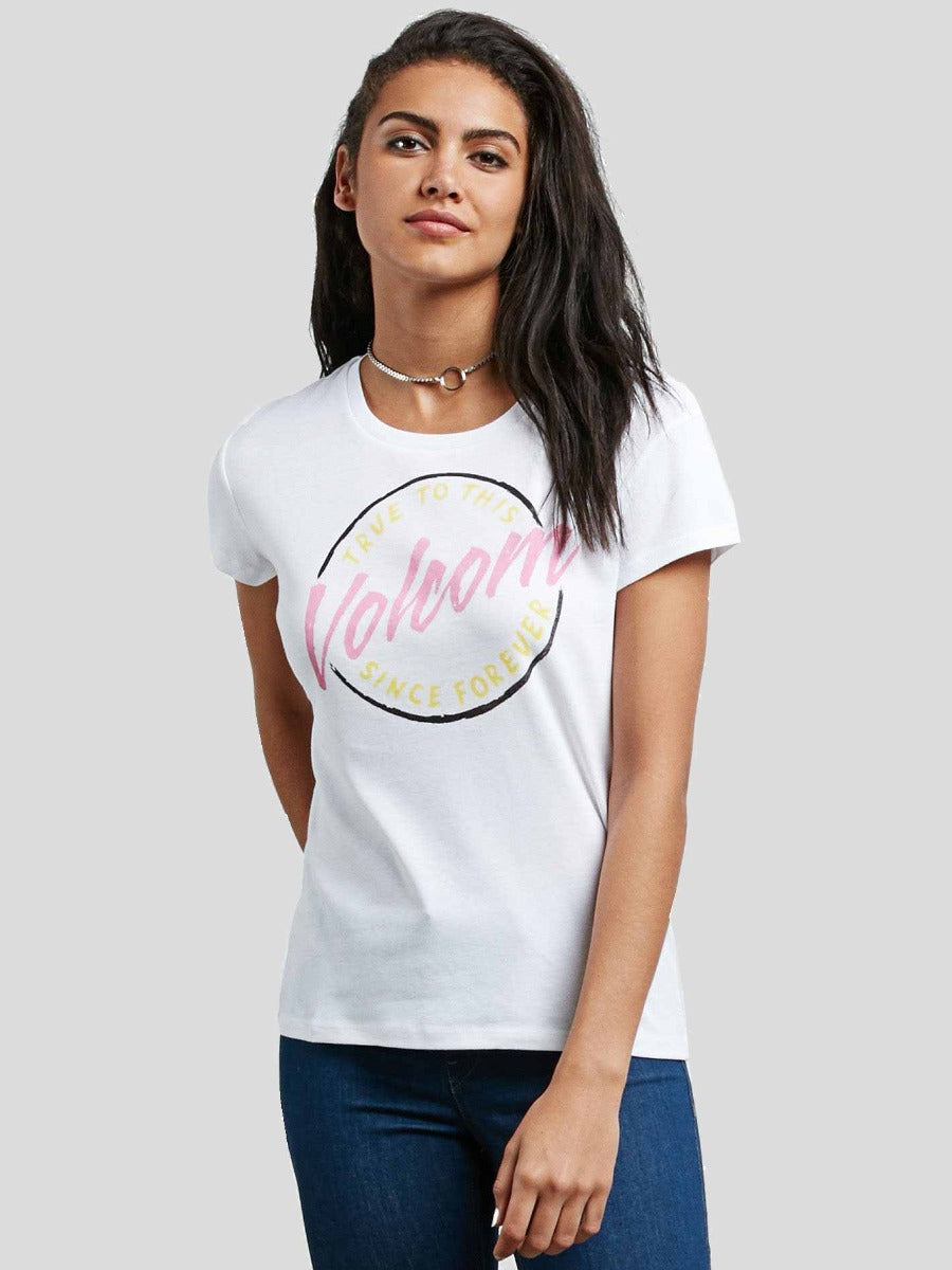 Volcom | Volcom Easy Babe Rad 2 Tee White  | Camisetas, Camisetas manga corta, Ropa, Women | 