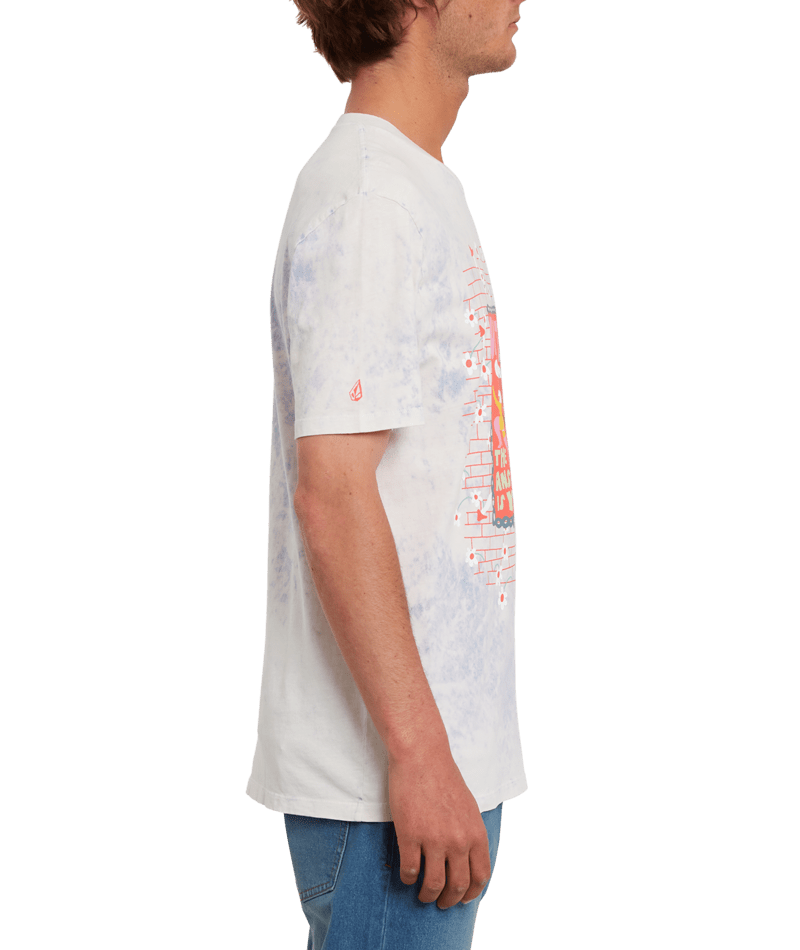 Volcom Egle Zvirblyte 2 Fa Ss Angled Bleach Wash | Camisetas de hombre | Camisetas manga corta de hombre | Volcom Shop | surfdevils.com
