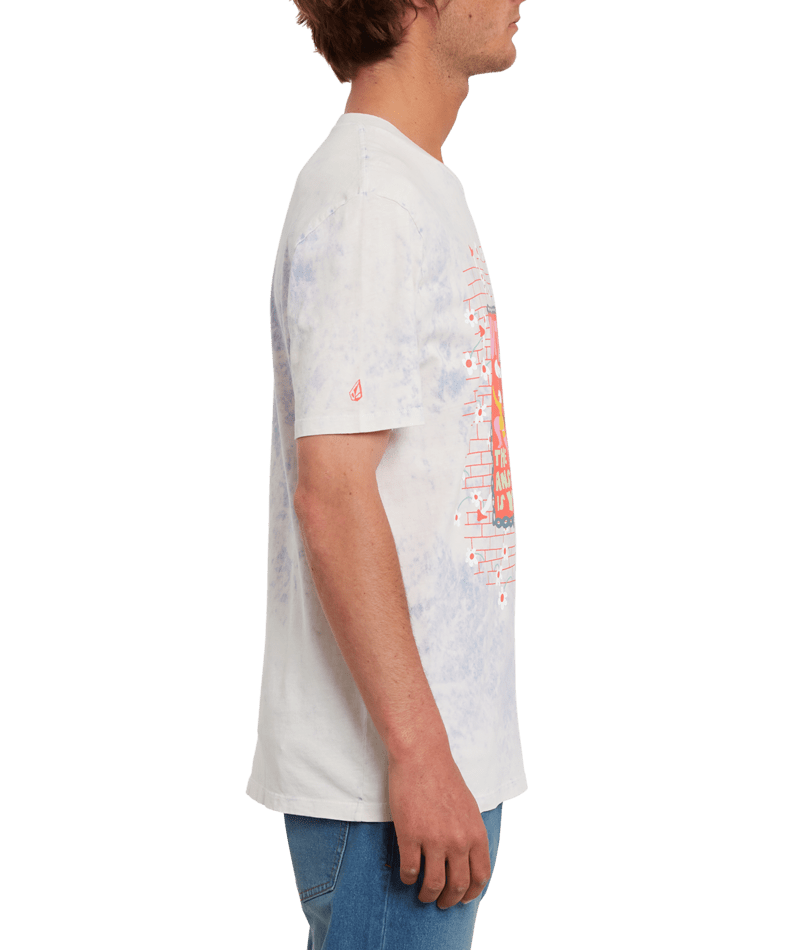 Volcom | Volcom Egle Zvirblyte 2 Fa Ss Angled Bleach Wash  | Camisetas, Camisetas manga corta, Men, Ropa | 