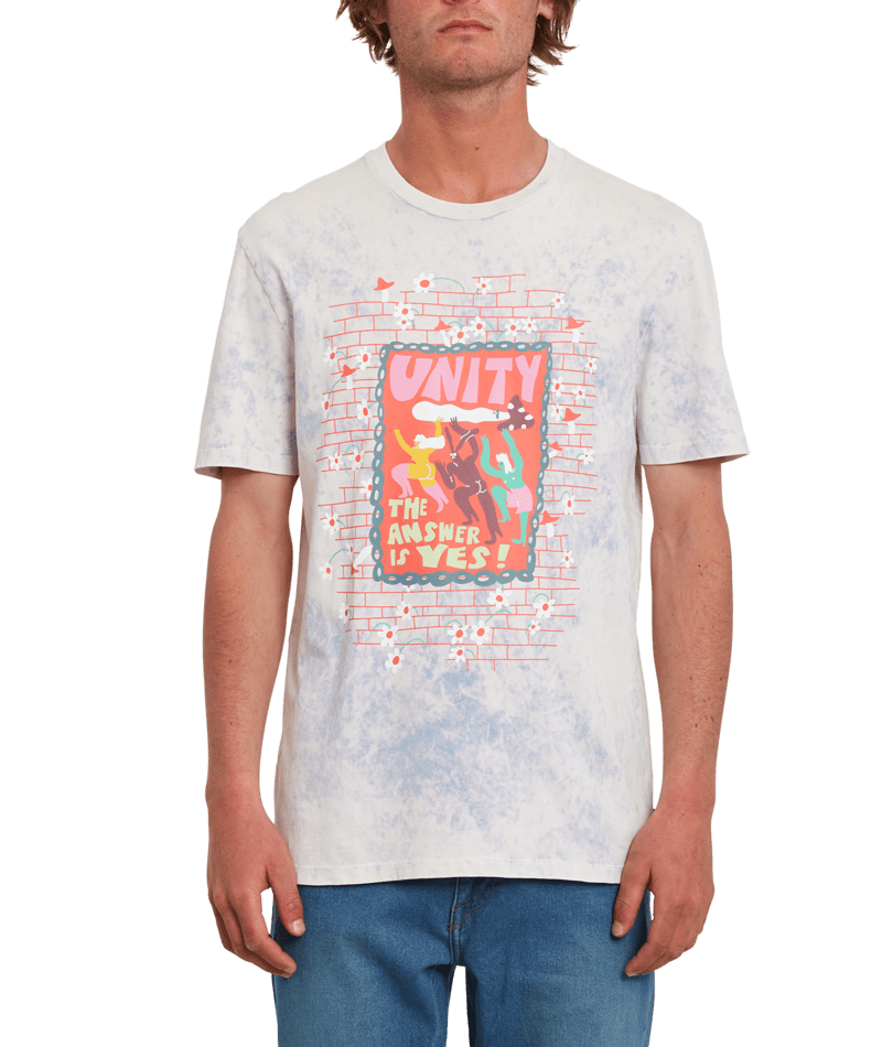 Volcom | Volcom Egle Zvirblyte 2 Fa Ss Angled Bleach Wash  | Camisetas, Camisetas manga corta, Men, Ropa | 