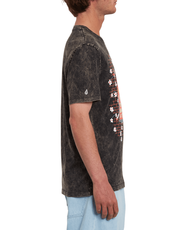 Volcom | Volcom Egle Zvirblyte 2 Fa Ss Washed Black  | Camisetas, Camisetas manga corta, Men, Ropa, Unisex | 