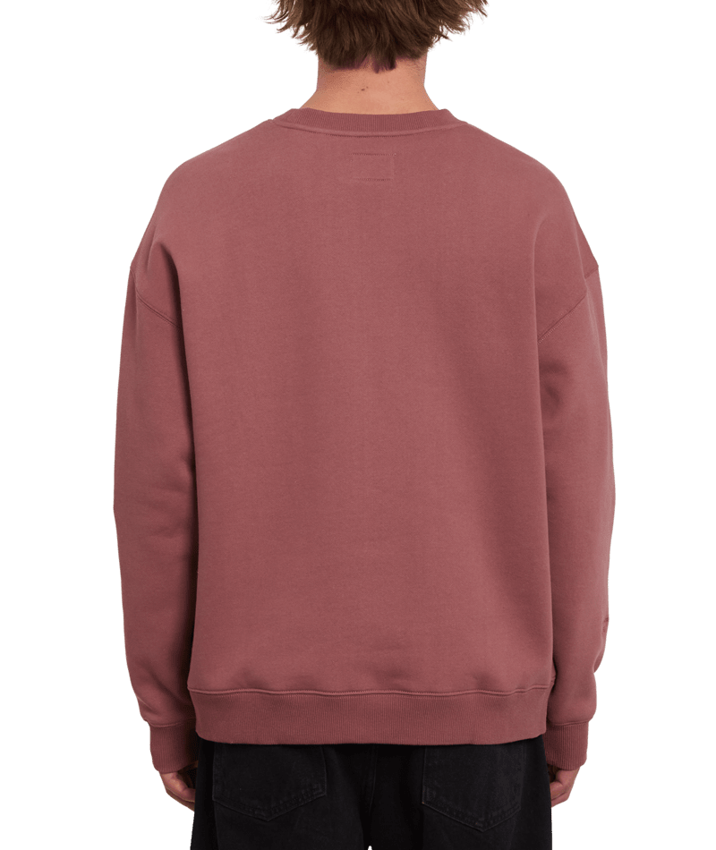 Volcom | Volcom Egle Zvirblyte Fa Crew Rose Brown  | Men, Ropa, Sudaderas, Sudaderas sin capucha | 